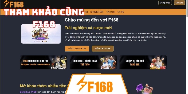 Tham khảo dự đoán từ F168 để tăng cơ hội thắng